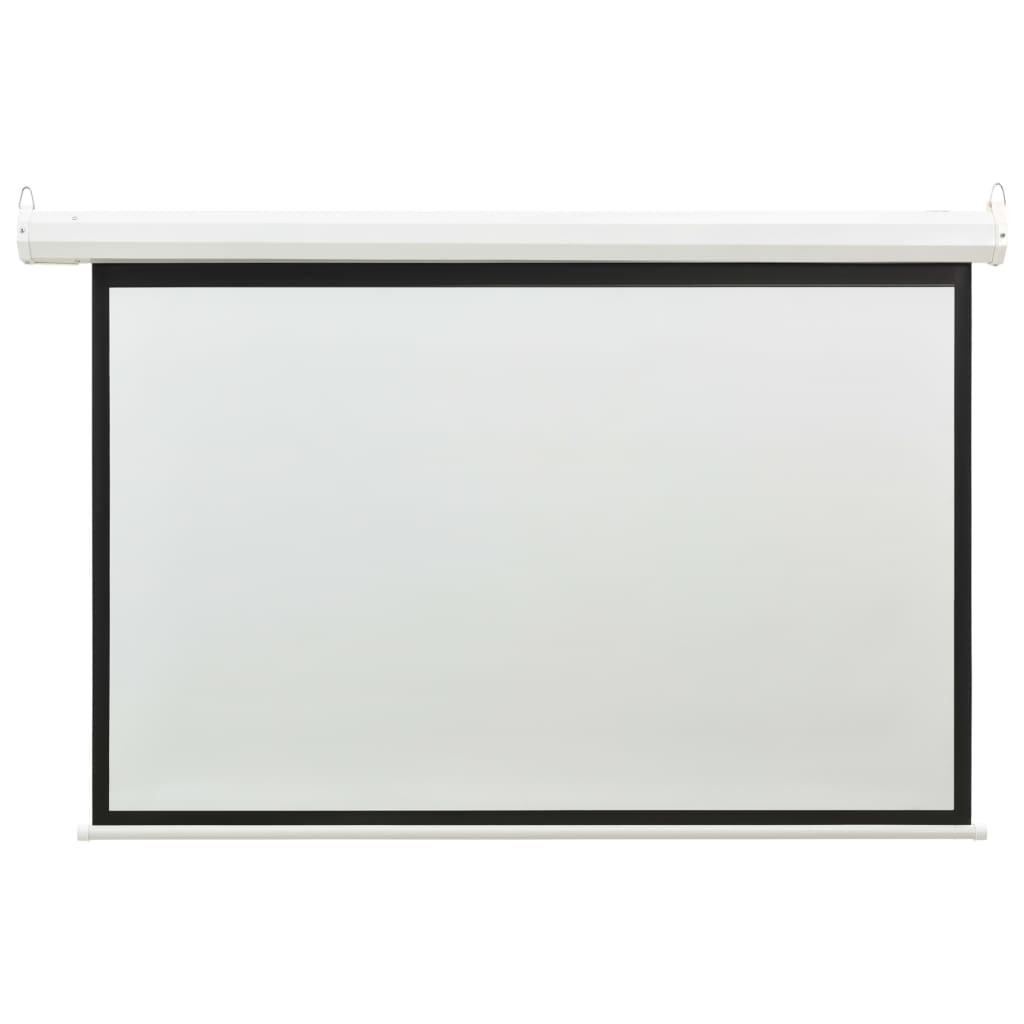 Electric Projection Screen with Remote Control 74" 4:3